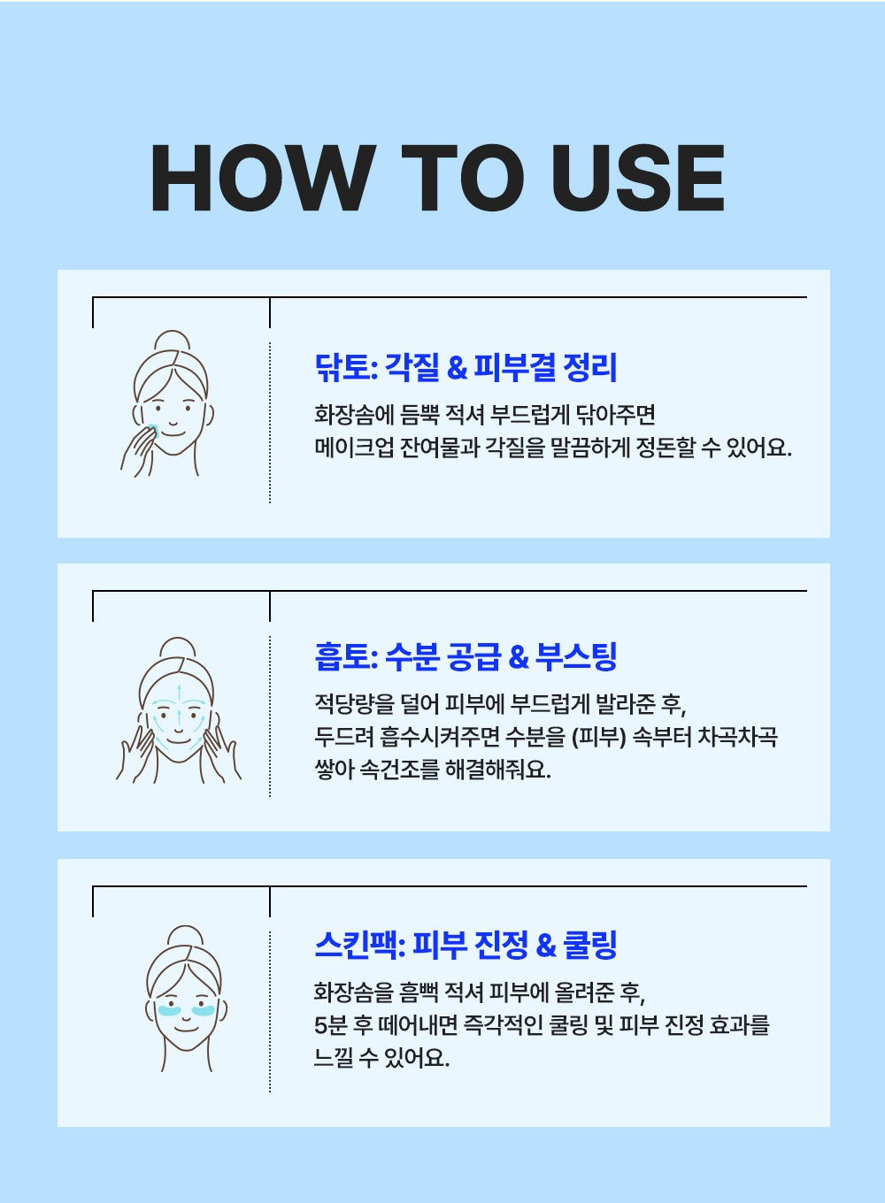 WELLAGE Real Hyaluronic 100 Toner 500 mL three application methods and five minute pack official product information