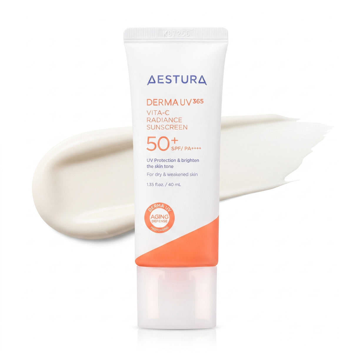 AESTURA DERMA UV365 Vita-C Radiance Sunscreen SPF50+ / PA++++ 40ml - AHVTE