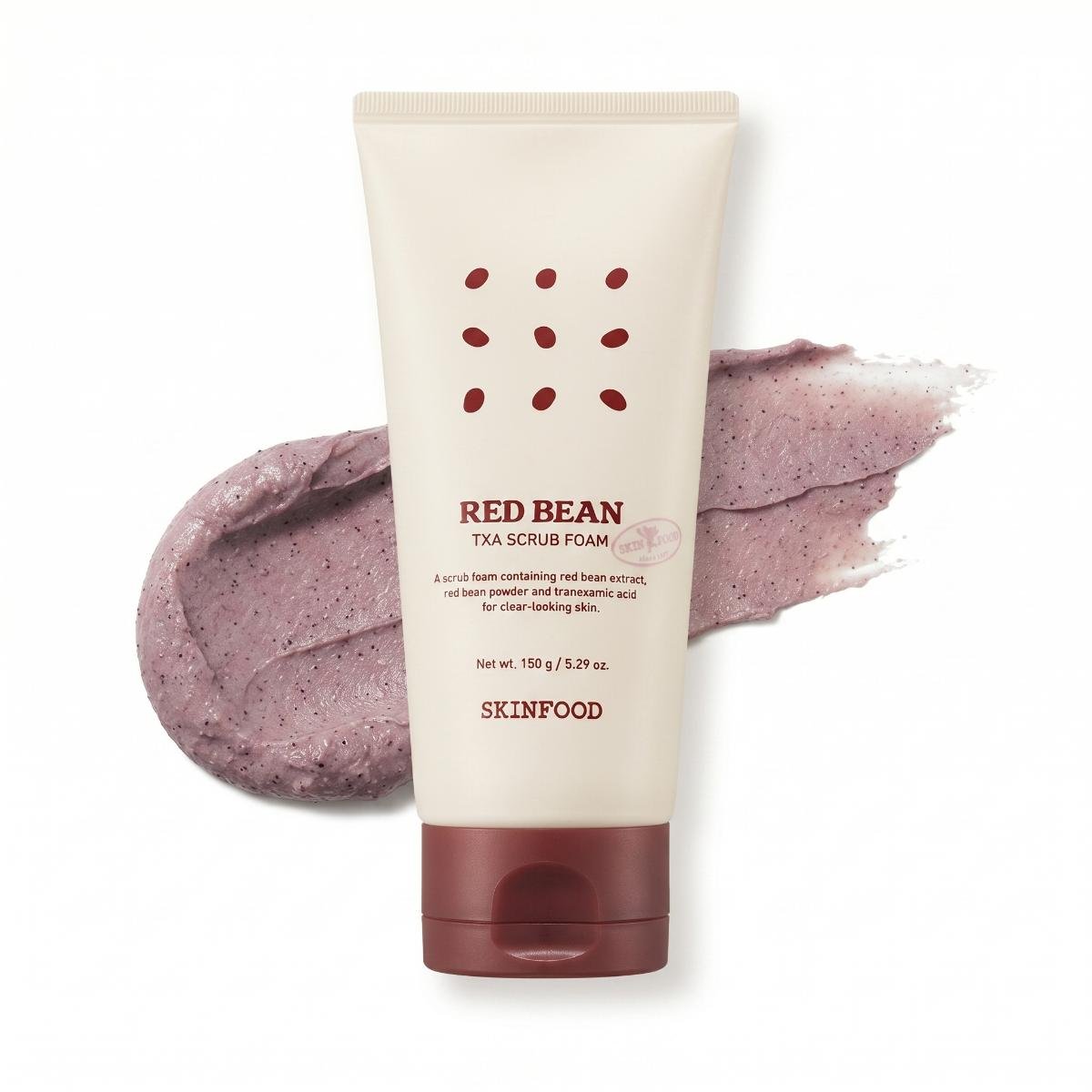 SKINFOOD Red Bean TXA Scrub Foam 150g - AHVTE