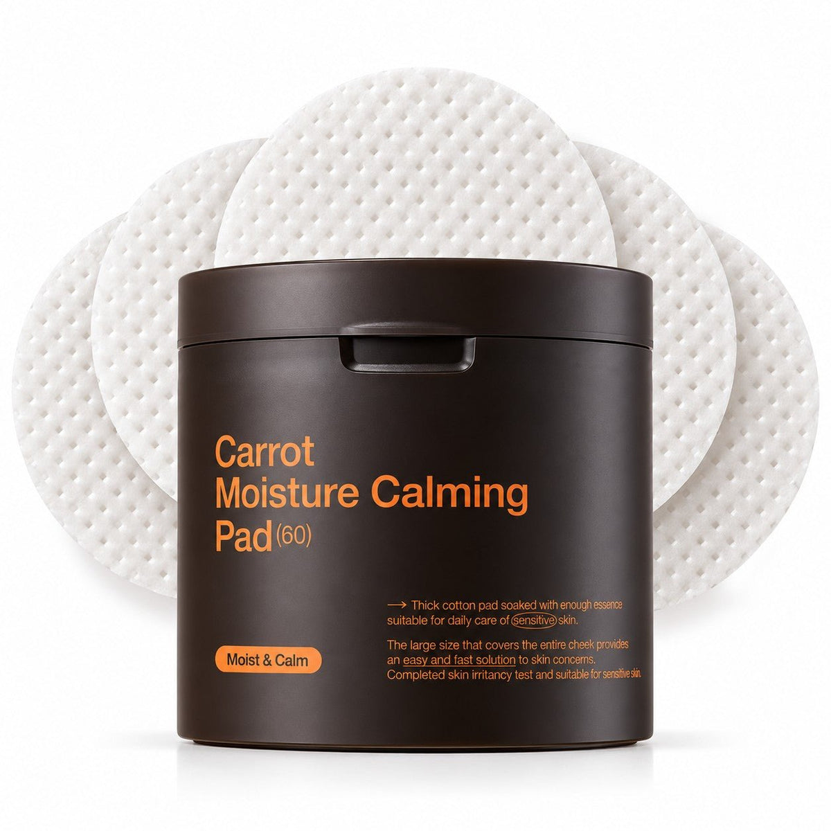MEDIHEAL Carrot Moisture Calming Pad 60 Pads - AHVTE