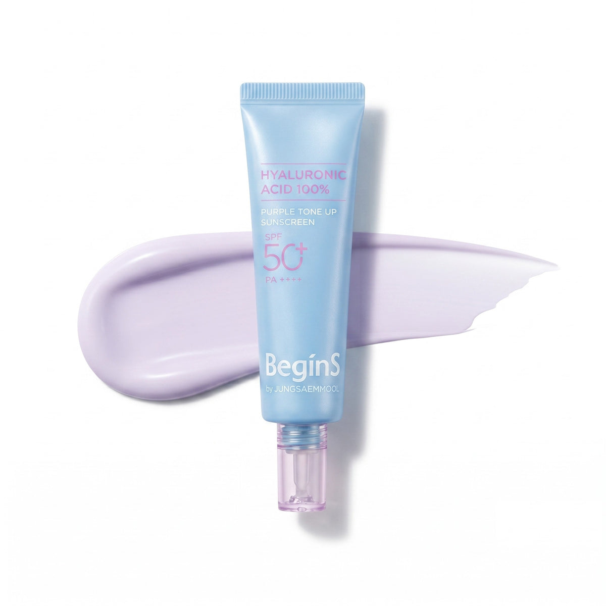 BeginS by JUNGSAEMMOOL Hyaluronic Acid Purple Tone Up Sunscreen 50ml - AHVTE