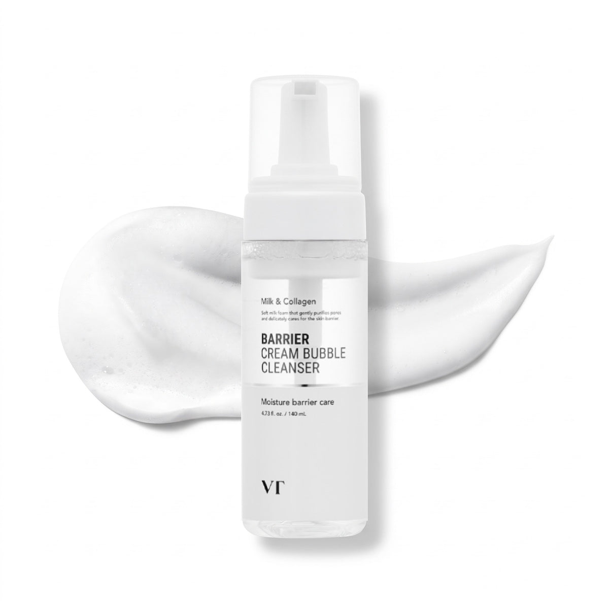 VT Barrier Cream Bubble Cleanser 140ml - AHVTE