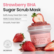 Strawberry Sugar Food Mask 4.23 oz - Exfoliating mask overview
