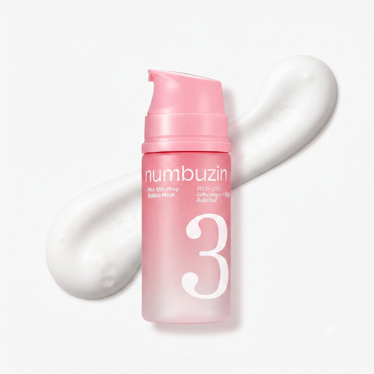 numbuzin No.3 PHA Skin Prep Bubble Mask 90ml - AHVTE
