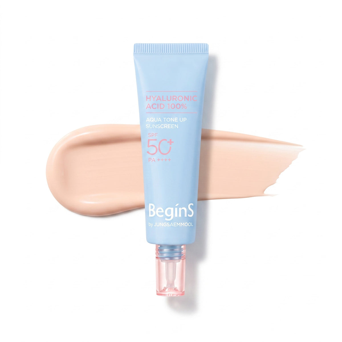 BeginS by JUNGSAEMMOOL Hyaluronic Acid 100% Aqua Tone Up Sunscreen 50ml - AHVTE