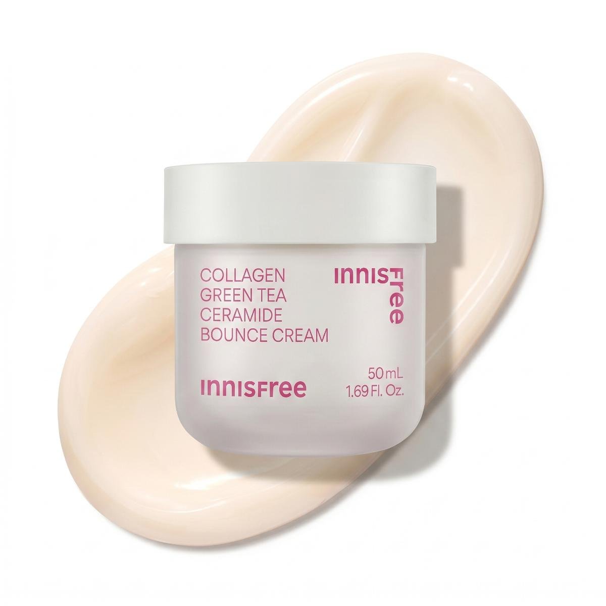 Innisfree Collagen Green Tea Ceramide Bounce Cream 50ml - AHVTE