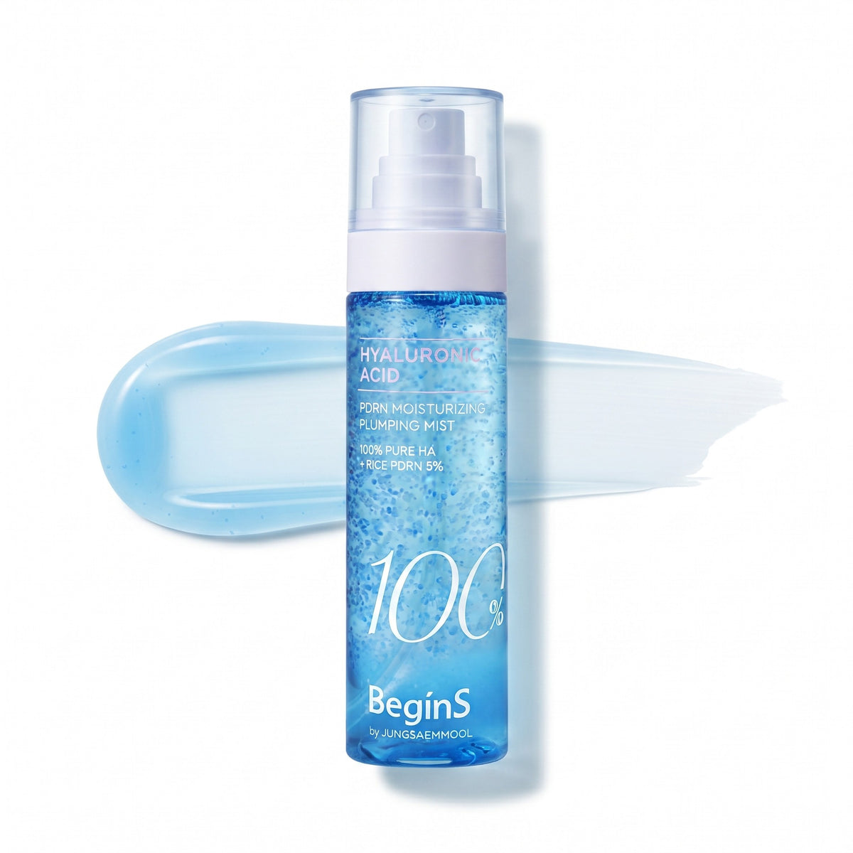 BeginS by JUNGSAEMMOOL Blue Hydrangea Hyaluronic Acid 100 PDRN Moisturizing Plumping Mist 100ml - AHVTE