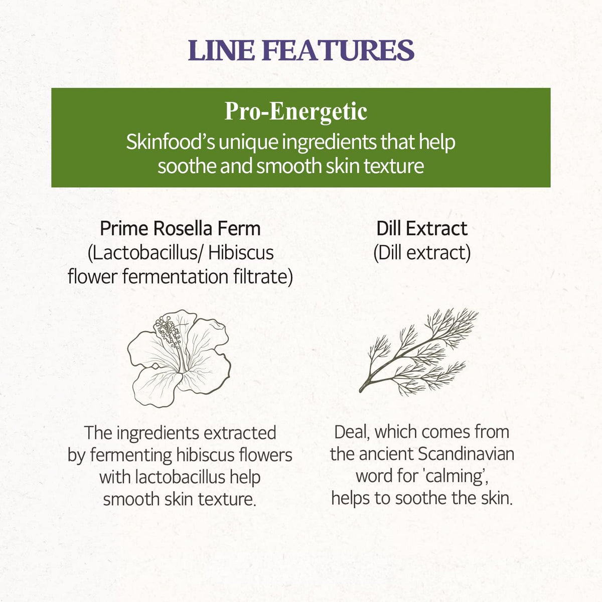 SKINFOOD Lavender Food Mask - Food mask line formula features