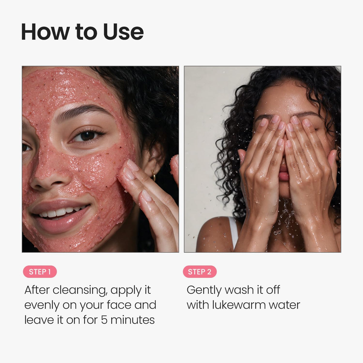 SKINFOOD Strawberry Food Mask - How to use