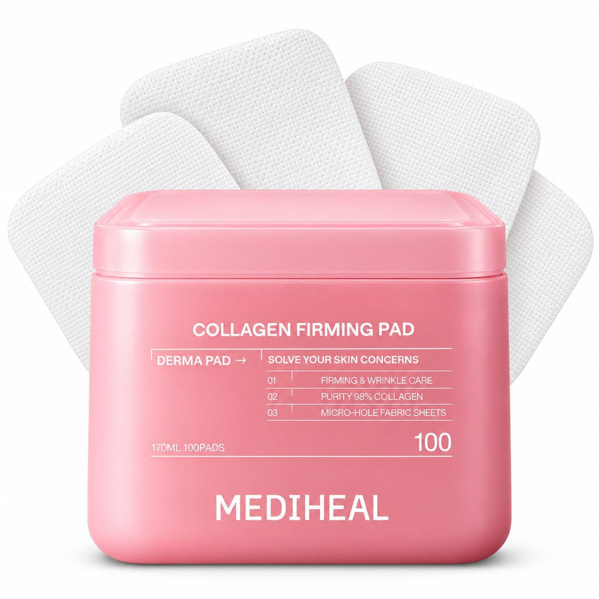 MEDIHEAL Collagen Firming Pad 100 Pads - AHVTE