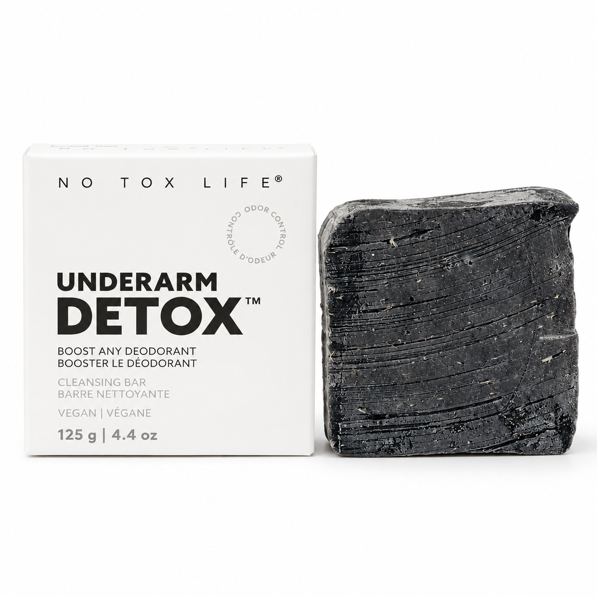 No Tox Life Underarm Detox Bar, Vegan & Plastic-Free