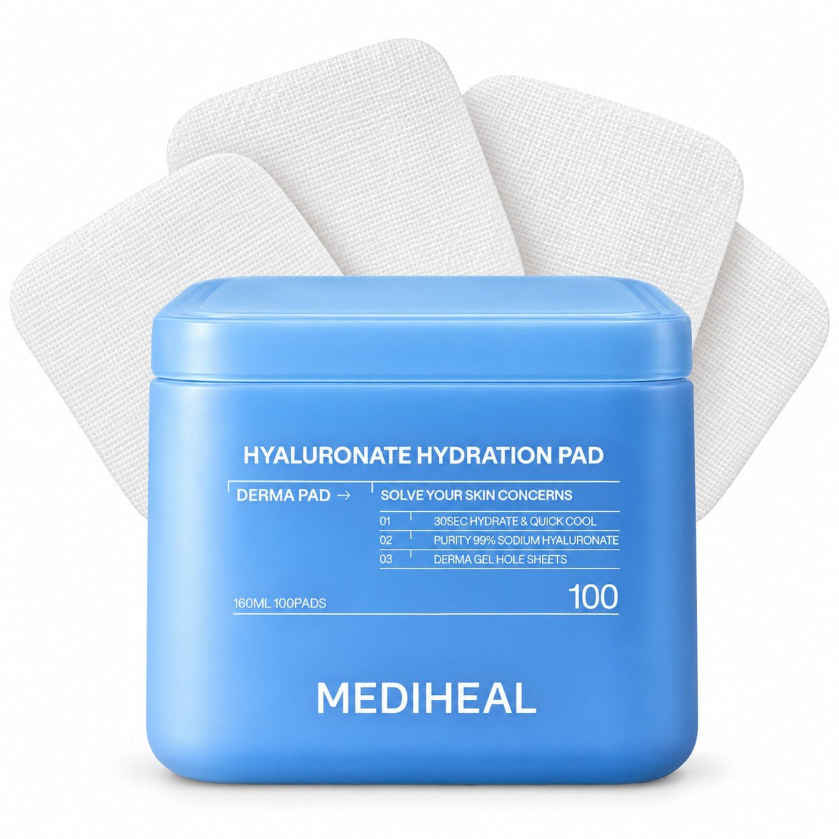 MEDIHEAL Hyaluronate Hydration Pad 100 Pads - AHVTE