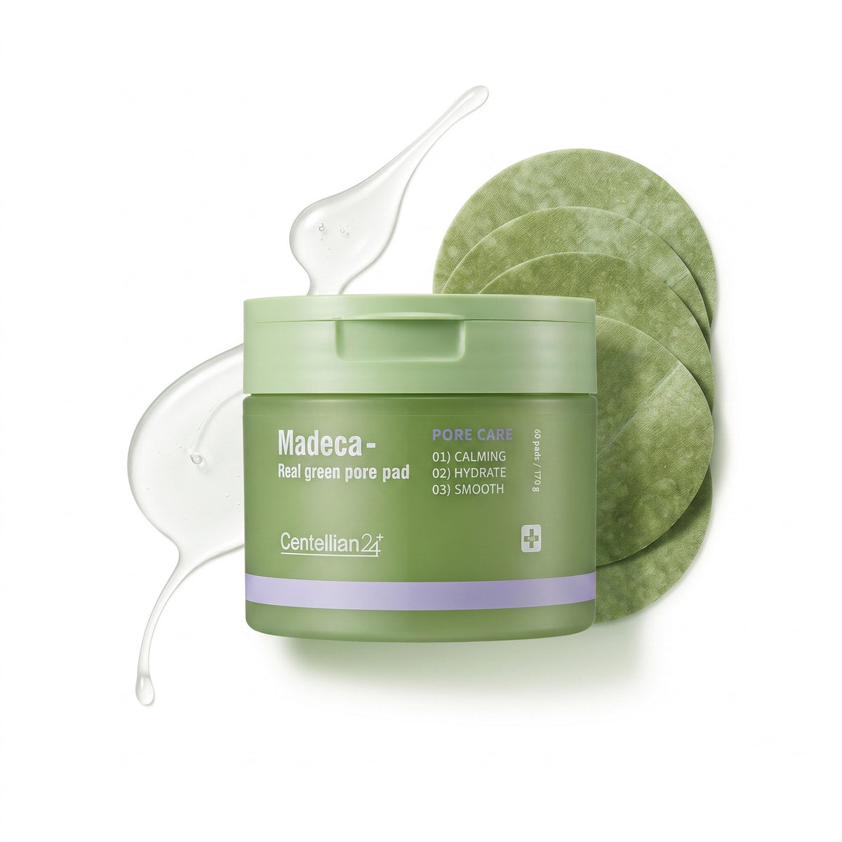 Centellian24 Madeca Real Green Pore Pad 60 pads - AHVTE
