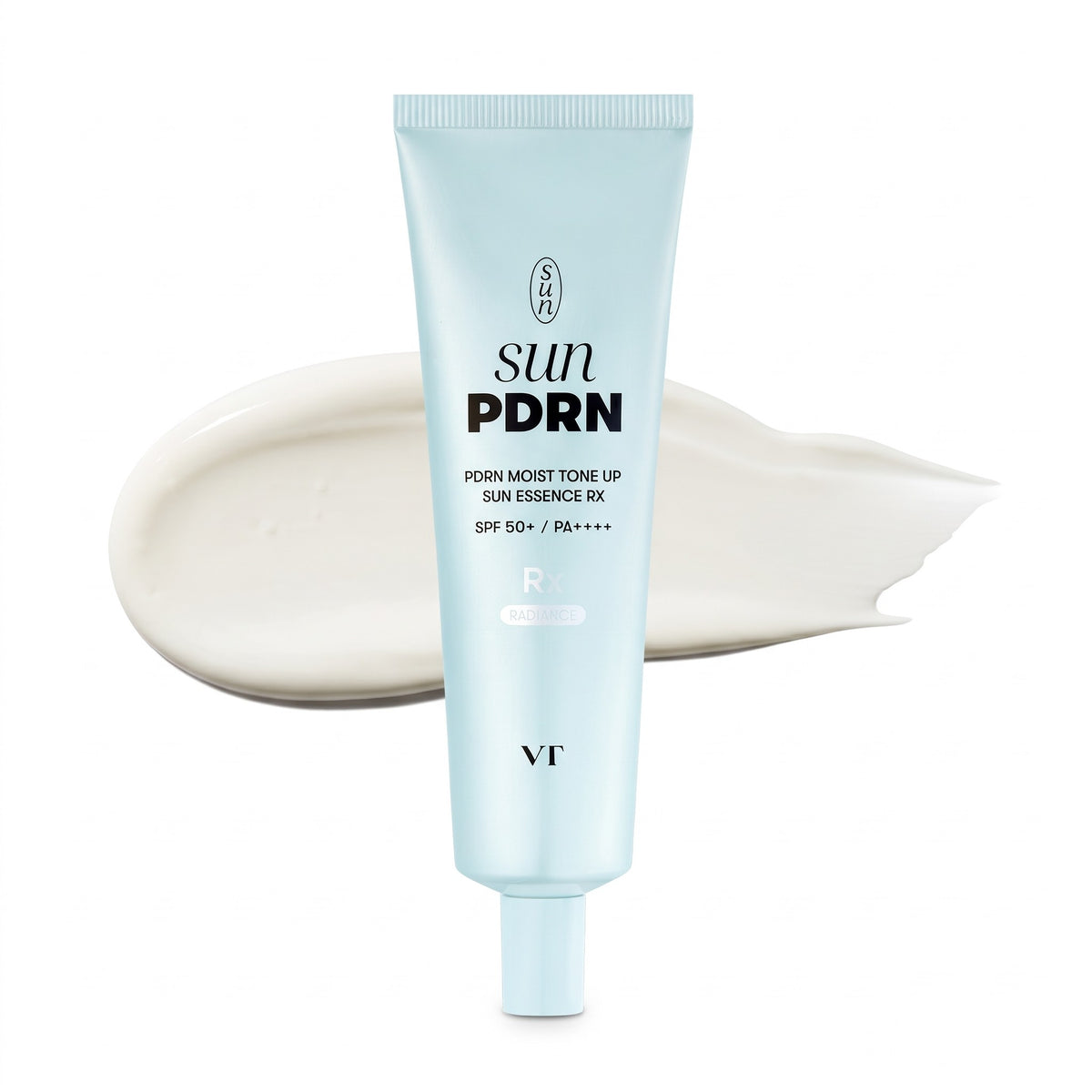 VT PDRN Moist Tone Up Sun Essence RX SPF50+ PA++++ 60ml - AHVTE