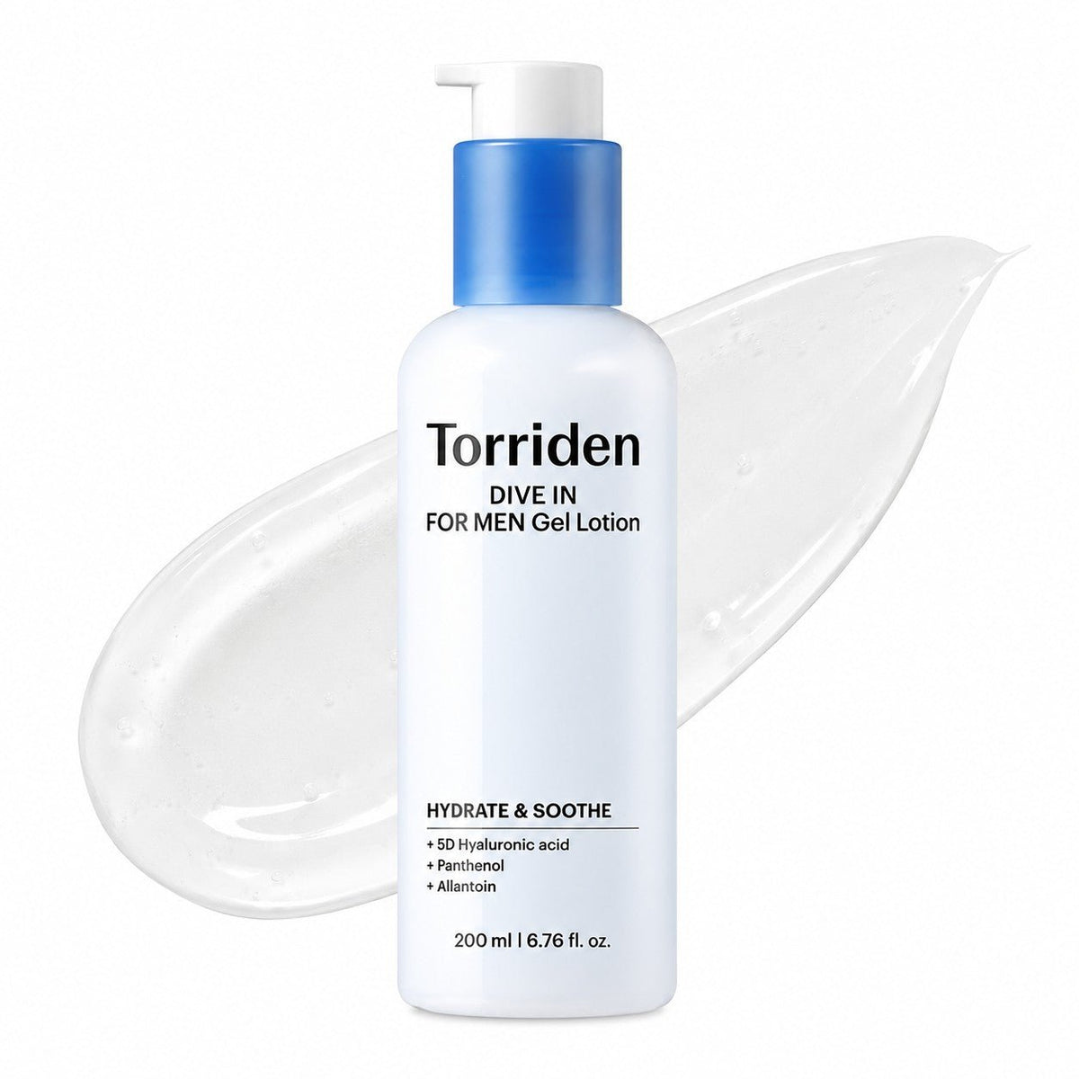Torriden DIVE IN For Men Low Molecular Hyaluronic Acid Gel Lotion 200ml - AHVTE