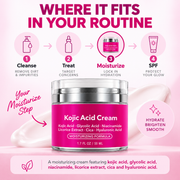 Ultra Brightening Kojic Acid Cream for Dark Spots