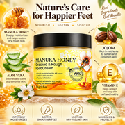 Foot Cream for Dry Cracked Heels with Manuka Honey