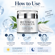 Retinol Collagen Day & Night Face Cream With 7% Hyaluronic Acid