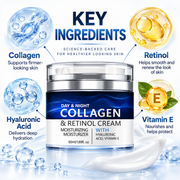 Collagen Retinol Cream for Face, Day & Night Moisturizer