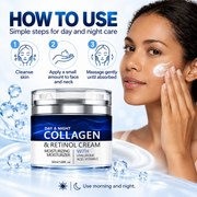 Collagen Retinol Cream for Face, Day & Night Moisturizer