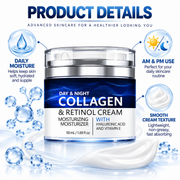 Collagen Retinol Cream for Face, Day & Night Moisturizer