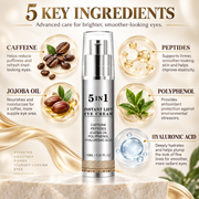 5-in-1 Caffeine Eye Cream for Dark Circles & Puffiness