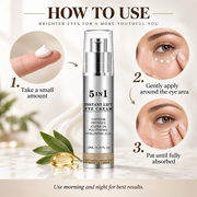 5-in-1 Caffeine Eye Cream for Dark Circles & Puffiness