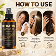 Keratin Hair Oil Leave-In Conditioner Spray