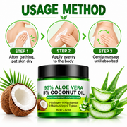 95% Aloe Vera & Coconut Oil Body Lotion