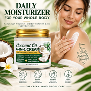 Coconut Oil Face Moisturizer 6-in-1 With Collagen & Niacinamide