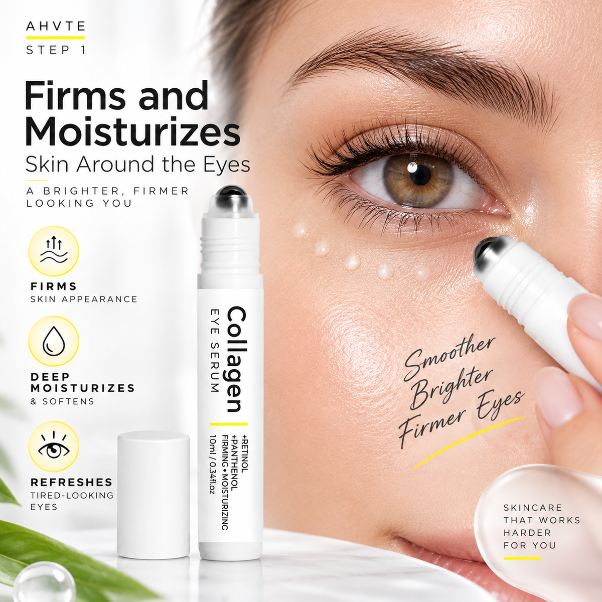 Under Eye Serum Roller with Retinol & Collagen