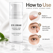 Peptide Under Eye Cream with Matrixyl 3000 + Argireline