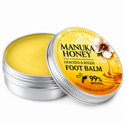 Manuka Honey Foot Balm for Dry Cracked Heels & Rough Feet