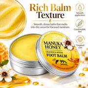 Manuka Honey Foot Balm for Dry Cracked Heels & Rough Feet