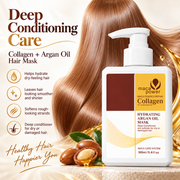 Maca Power Collagen Hair Mask with Argan Oil for Damaged Hair