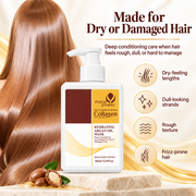 Maca Power Collagen Hair Mask with Argan Oil for Damaged Hair