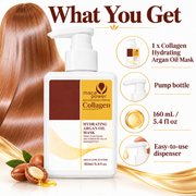 Maca Power Collagen Hair Mask with Argan Oil for Damaged Hair
