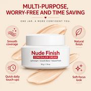 Cream Concealer for Face, Natural Finish
