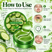 Cucumber Under Eye Patches with Hyaluronic Acid