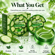 Cucumber Under Eye Patches with Hyaluronic Acid