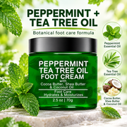 Peppermint Tea Tree Oil Foot Cream for Dry Feet