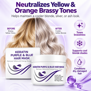 Keratin Purple & Blue Hair Mask