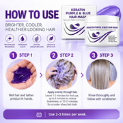 Keratin Purple & Blue Hair Mask