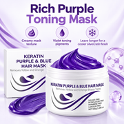 Keratin Purple & Blue Hair Mask