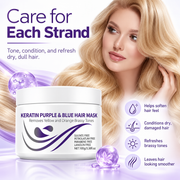 Keratin Purple & Blue Hair Mask
