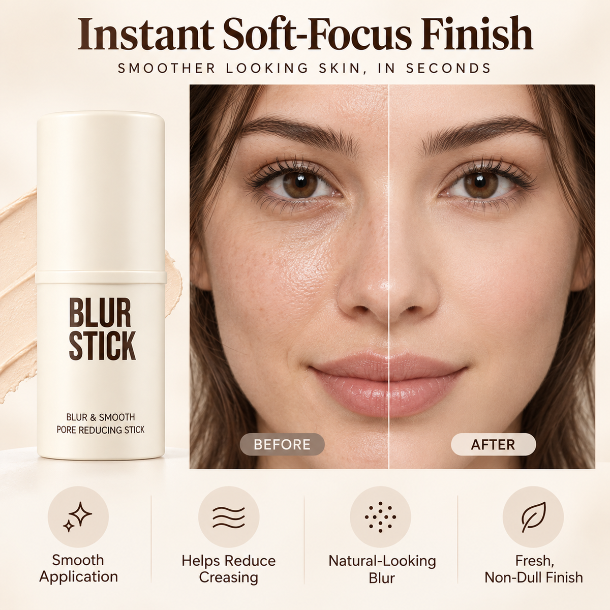 Blur Stick Pore Blurring Primer Stick for Face & Oil Control