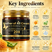 Mother of All Cream, Anti Aging Retinol Collagen Face Cream
