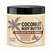 Coconut Body Butter for Dry Skin with Shea & Cocoa Butter