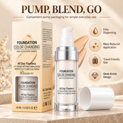 Color Changing Foundation, Skin Tone Adapting Liquid Makeup