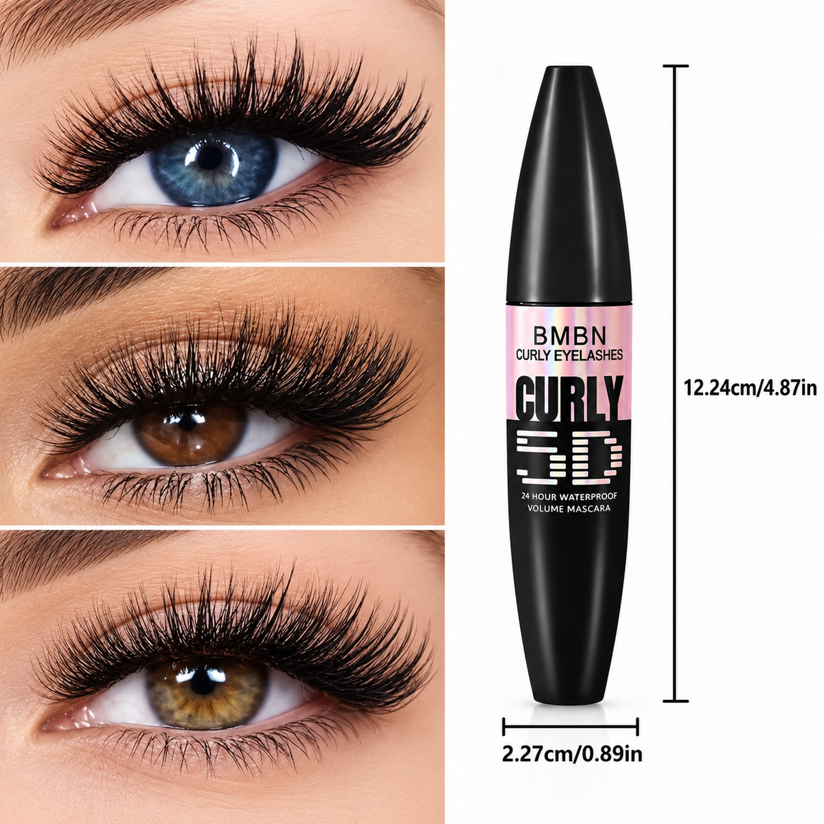 BMBN Curly 5D Waterproof Volumizing & Lengthening Mascara